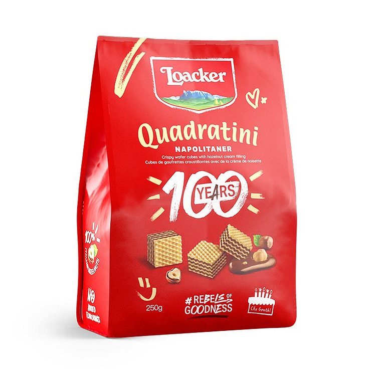 Loacker莱家榛子巧克力夹心威化饼干250g 250 克