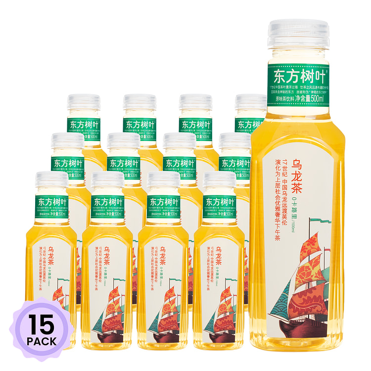 农夫山泉 东方树叶 乌龙茶 无糖 500 毫升*15 包