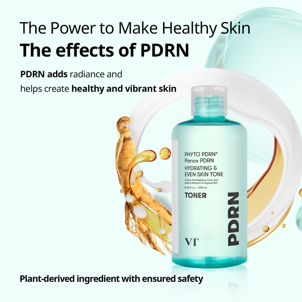 VT PDRN TONER 250ml - HYDRATING & EVEN SKIN TONE - Weee!