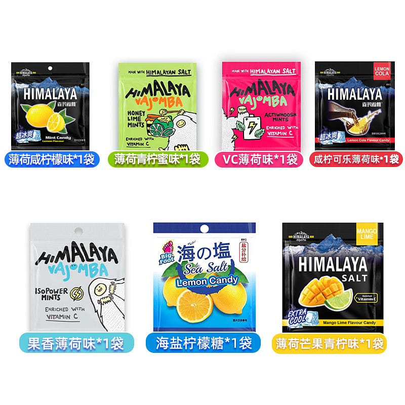 himalaya Mint Candy 7 Flavor Mixed 105 g