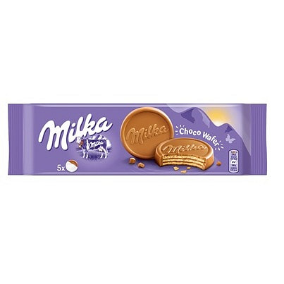 Milka 饼干威化巧克力 -
