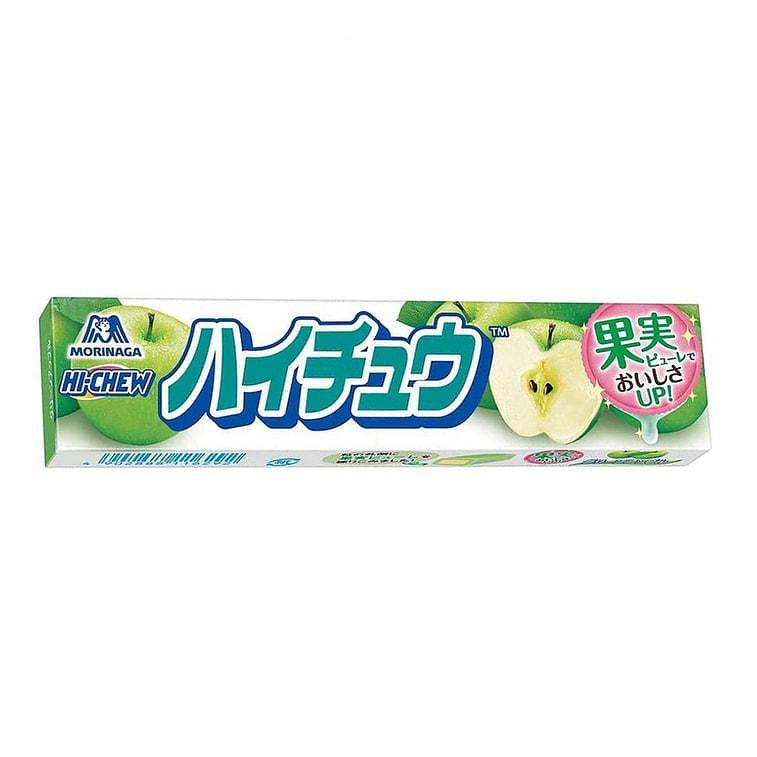 HI-CHEW Soft Chewy Fruit Candy Green Apple Flavor 12tablet 1 count