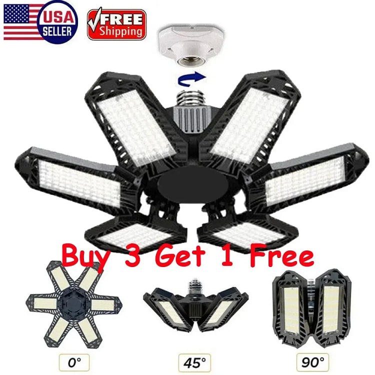 1200000LM LED Garage Light Super Bright Work New 1 pack