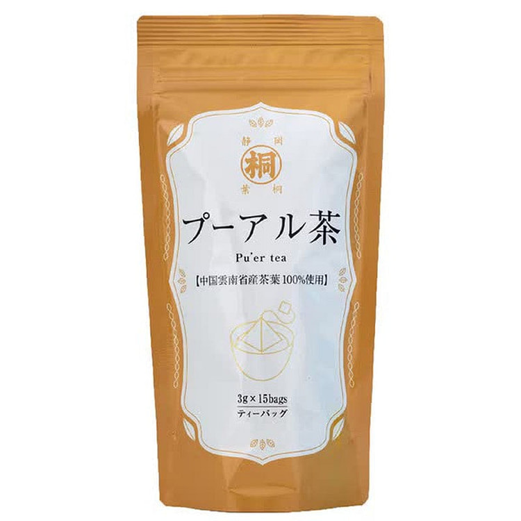 叶桐叶桐普洱茶，产自中国云南，3克 x 15个茶包 1 份