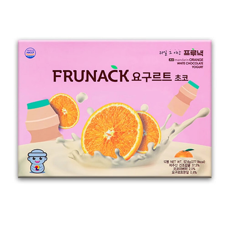 福禄奈FRUNACK 巧克力柑橘片（酸奶巧克力味） 57.6 克