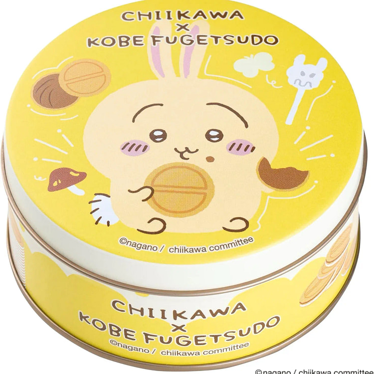 Kobe Fugetsudo CHIIKAWA Berry Cookies 6pcs Usagi