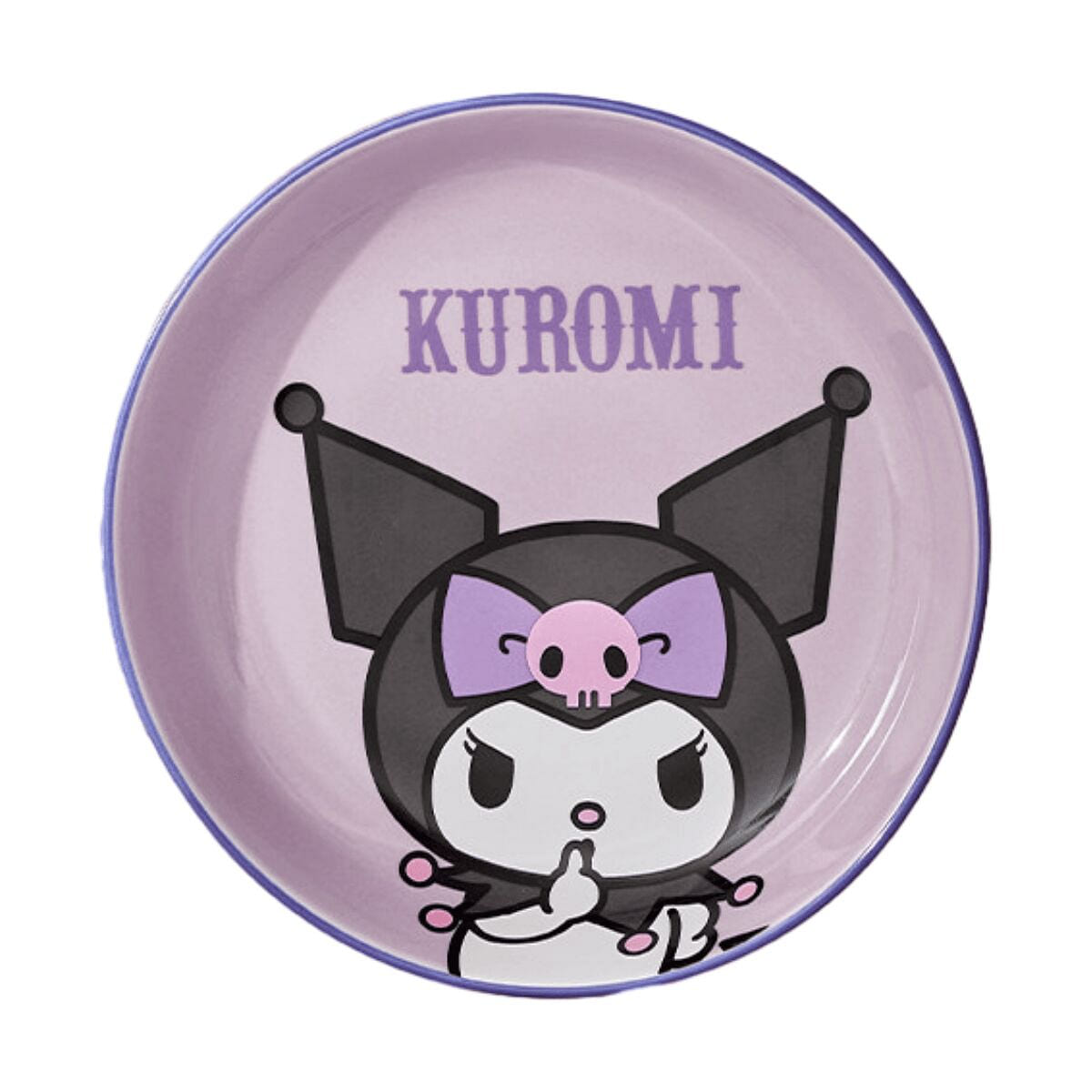 Ceramic Plate Salad Plate – Kuromi (7 Inches) 1 count