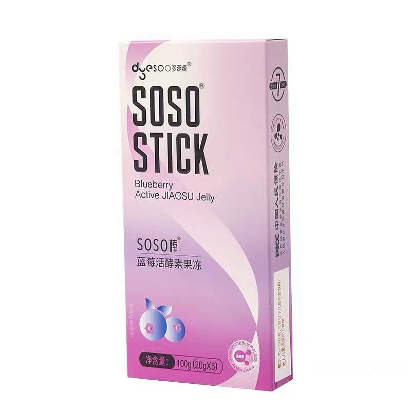 Doyan Slim SoSo Stick Blueberry Jelly 20g*5pcs 1 box