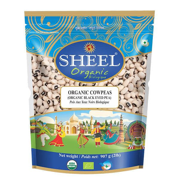 Organic Cowpeas / Black Eyed Peas – 2 Lb (907g) 1 each