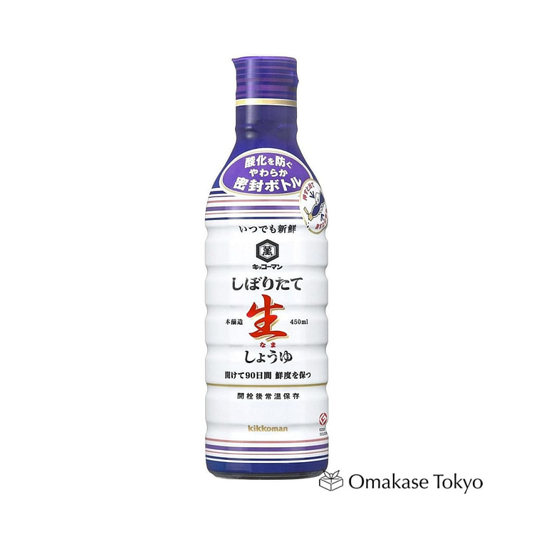 Kikkoman Raw Soy Sauce 450ml