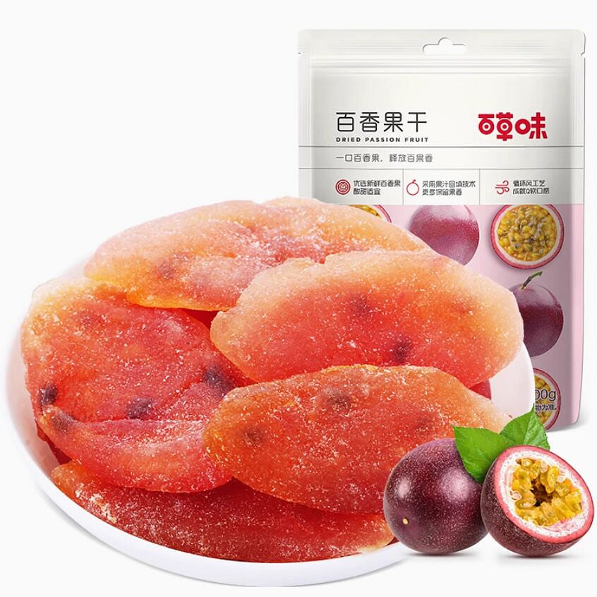 Baicaowei Passion Fruit Dried 100g 100 g