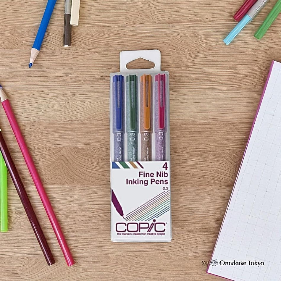 Copic Multiliner Fine Pigment Ink Pens Multicolor 80 g