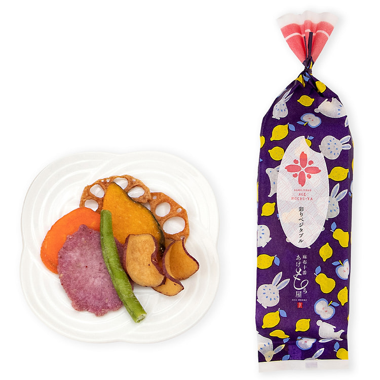 Bánh gạo giòn Agemochiya vị rau củ 46g
