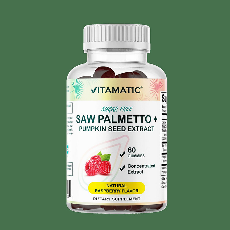 Sugar Free Saw Palmetto with Pumpkin Seed-60 ct