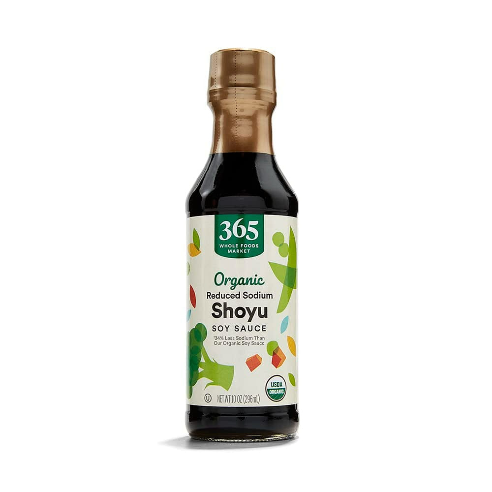 Organic Shoyu Soy Sauce Reduced Sodium, 10 Ounce 1 each
