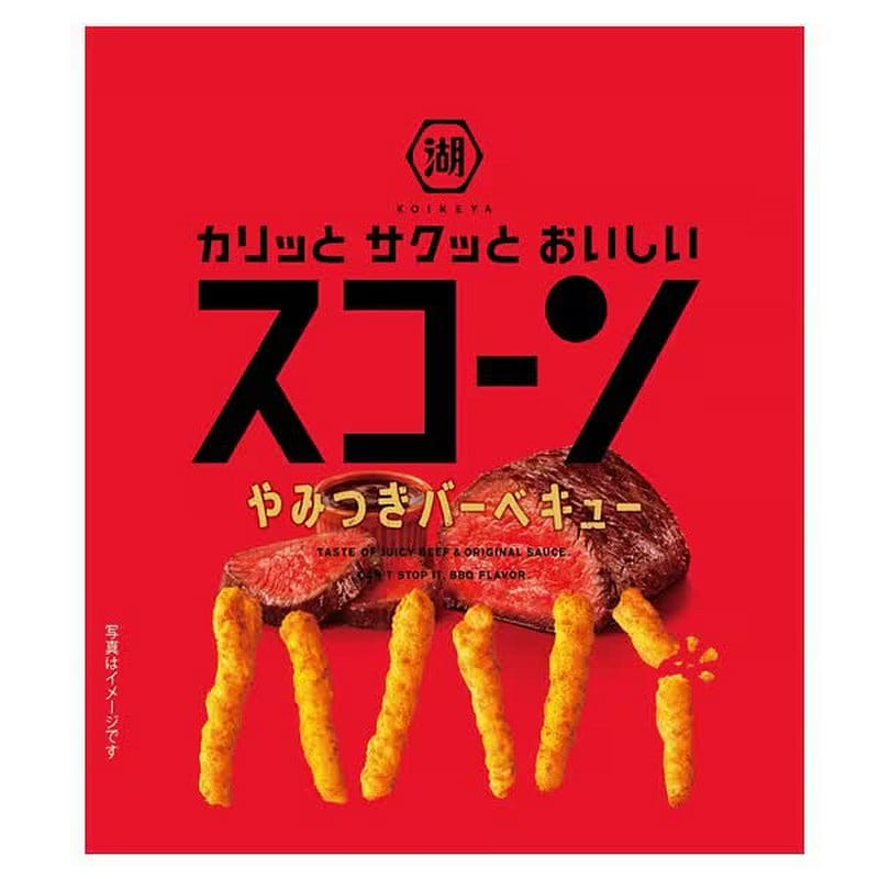 Koikeya Addictive BBQ Scone Bags, 22g, Set of 12 1 個
