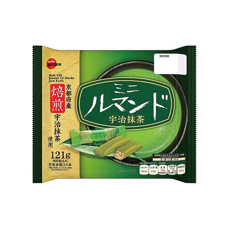 布尔本 迷你夹心饼干 宇治抹茶味 121g 1 份
