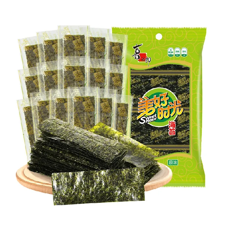 喜之郎美好时光原味海苔片12g儿童休闲零食小吃 12 克