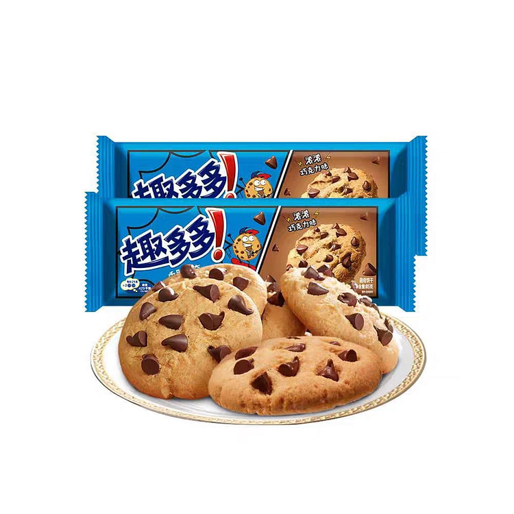 趣多多香脆曲奇软式香浓巧克力饼干85g袋装儿童零食 (min 2)