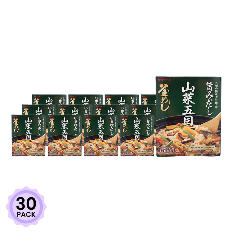 Yamamori 什锦蔬菜米饭调味料 210 克*30 包