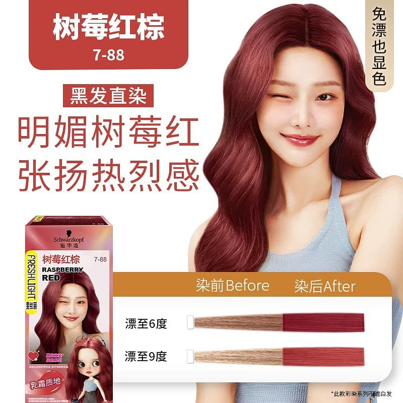 Schwarzkopf Amino Acid Bubble Hair Dye #4 1 box