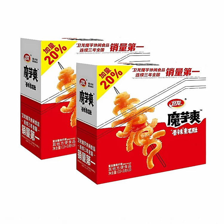 卫龙 魔芋爽 香辣味 360g/盒 1 包