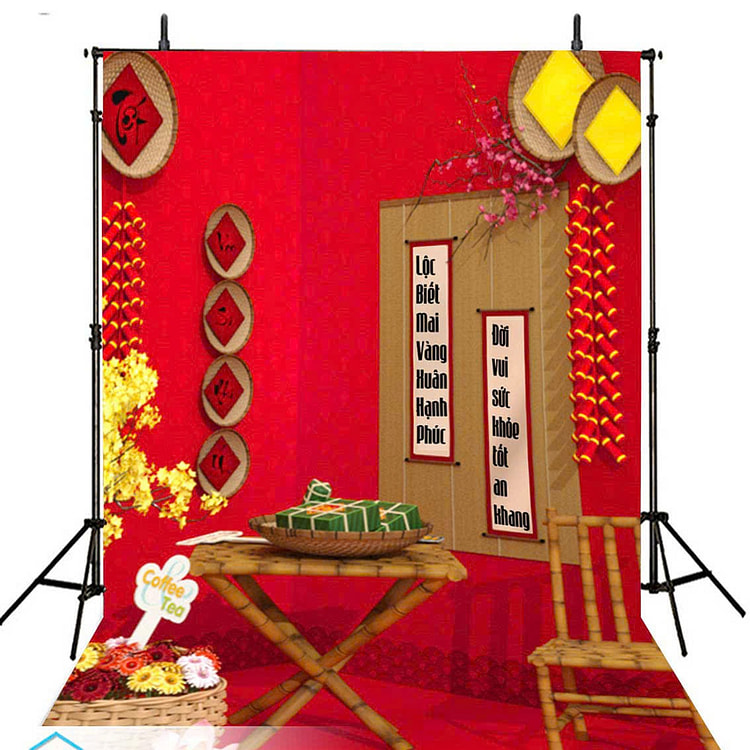 New Year Backdrop Photography Vertical Type 1 1 each