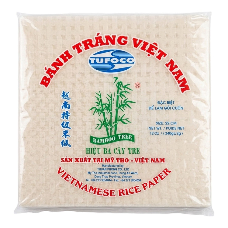 [Bamboo Tree] Vietnamese Rice Paper (Square 22cm) 340 g