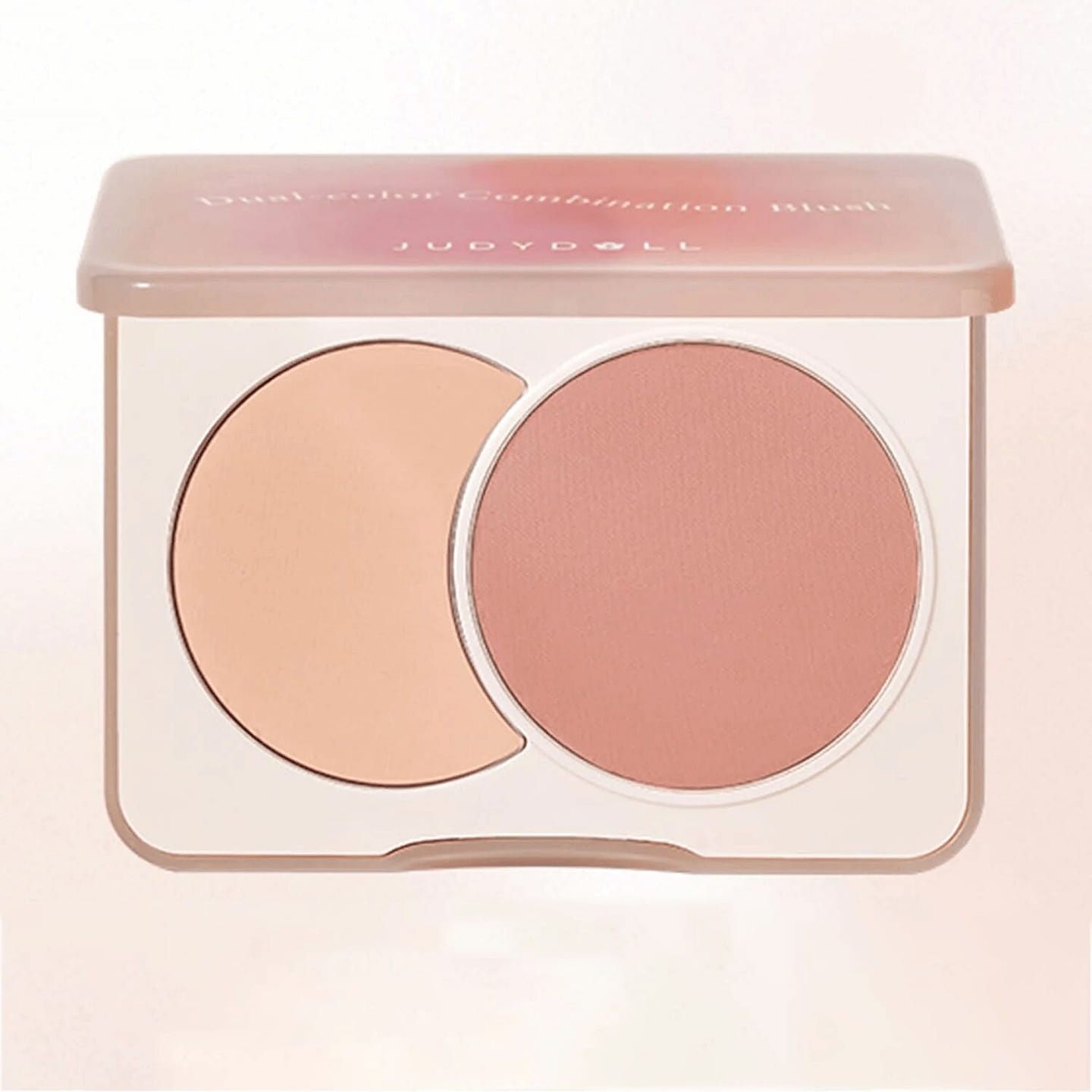 Judydoll Two-in-One Blush Palette D08 Peach pink 1 each