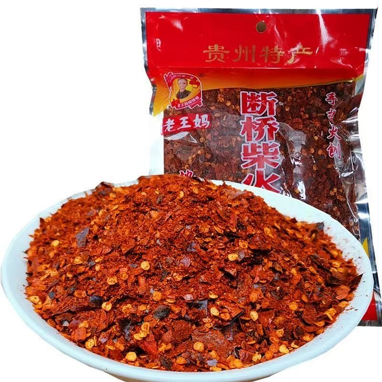 贵州特产柴火糊辣椒面农家老王妈断桥煳辣椒250g 250 克