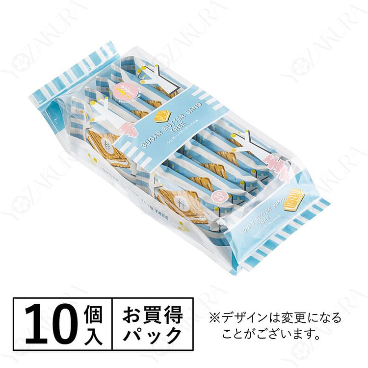 SUGAR BUTTER TREE Sandwich Cookies Value Pack 10P