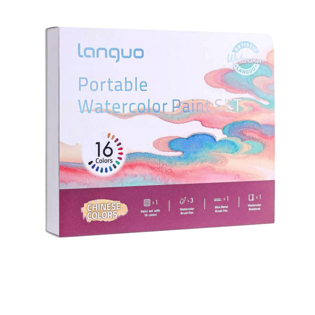 Exquisite Watercolor Paint Set – National Color 1 box