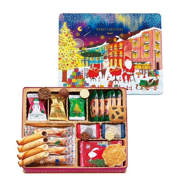 Goncharoff Xmas Choco Cookie Gift Box 37pcs 1 each