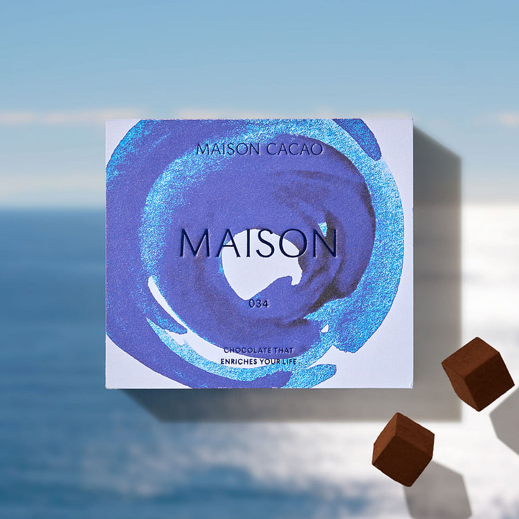 メゾンカカオ 生チョコレート"MAISON / マスカット"  16粒入 1 箱