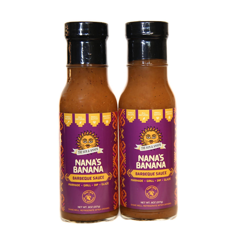 Nana's Banana Barbeque Sauce 8 oz*2 pack