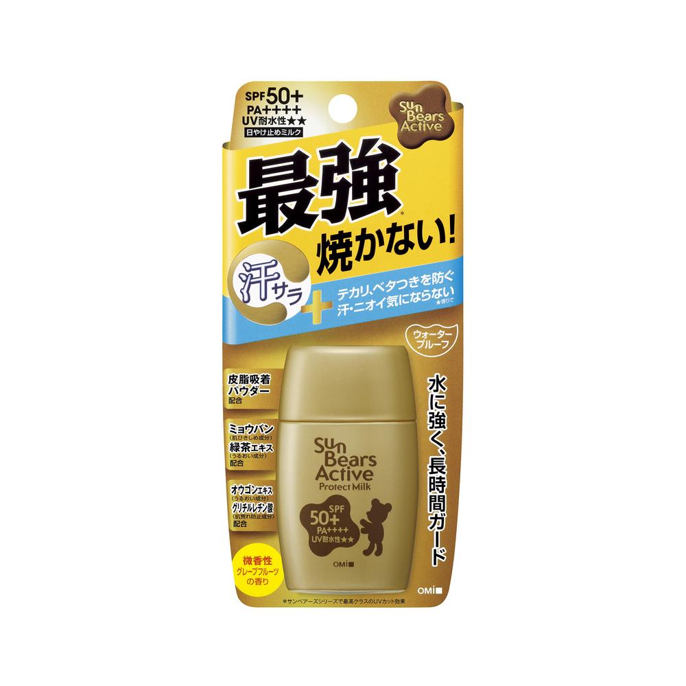 Omi Sun Bears Gold Protect Sunscreen Milk 30g 1 count - Weee!