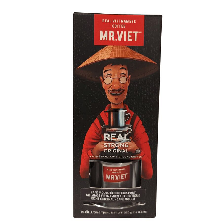 Mr. Viet Real Strong Ground Coffee with Phin 1 each