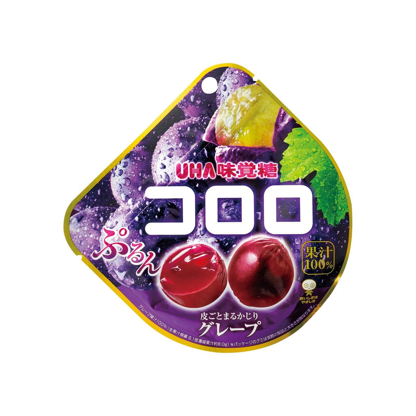 UHA Kororo Fruit Gummy Grape Flavor 48 g