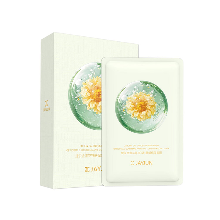 JAYJUN捷俊金盏花铁皮石斛舒缓保湿面膜 10片 1 份