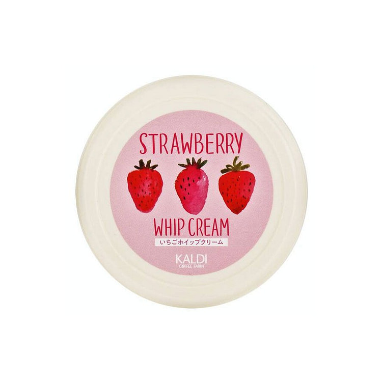 日本 KALDI 期间限定 草莓味鲜奶油 面包酱 110 克