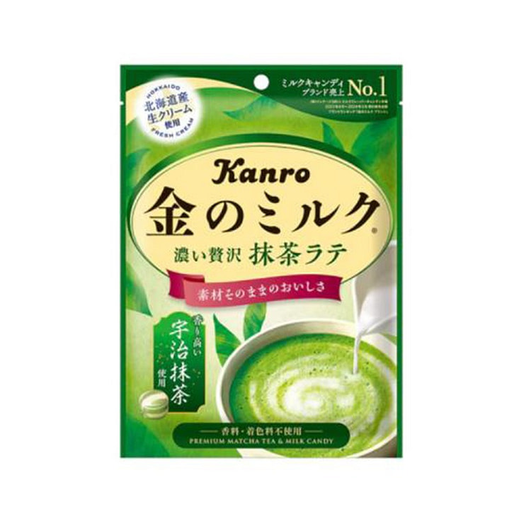 KANRO 甘乐 黄金 奶糖 抹茶味 61g