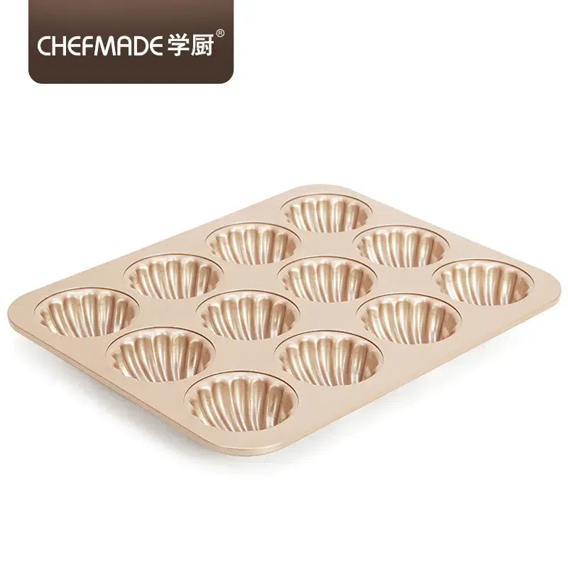 12-Cup Non-Stick Madelfine Pan 1 count