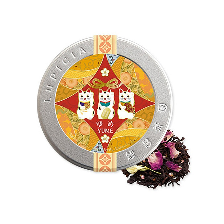 lupicia 2025新年限定 招财猫限定 罐装茶叶 玫瑰红茶 50g