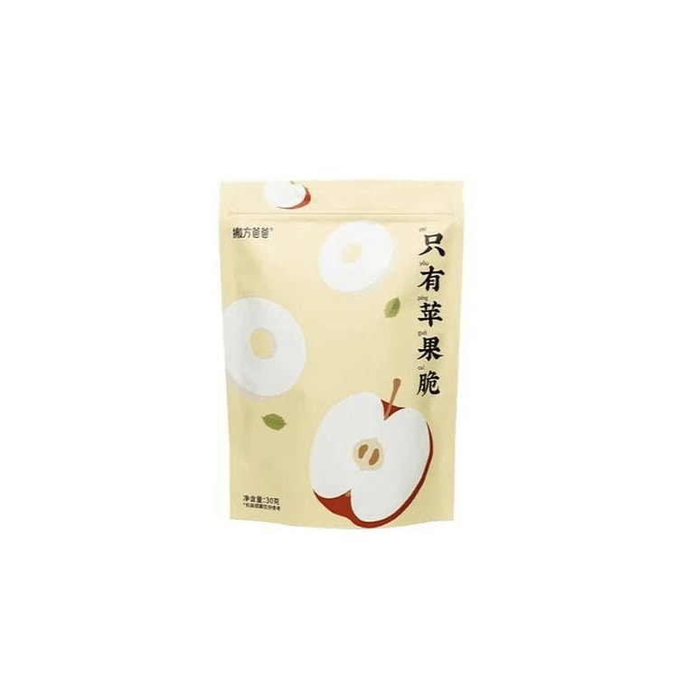 搬方爸爸 农科院只有苹果脆休闲 30g*1袋 30 克