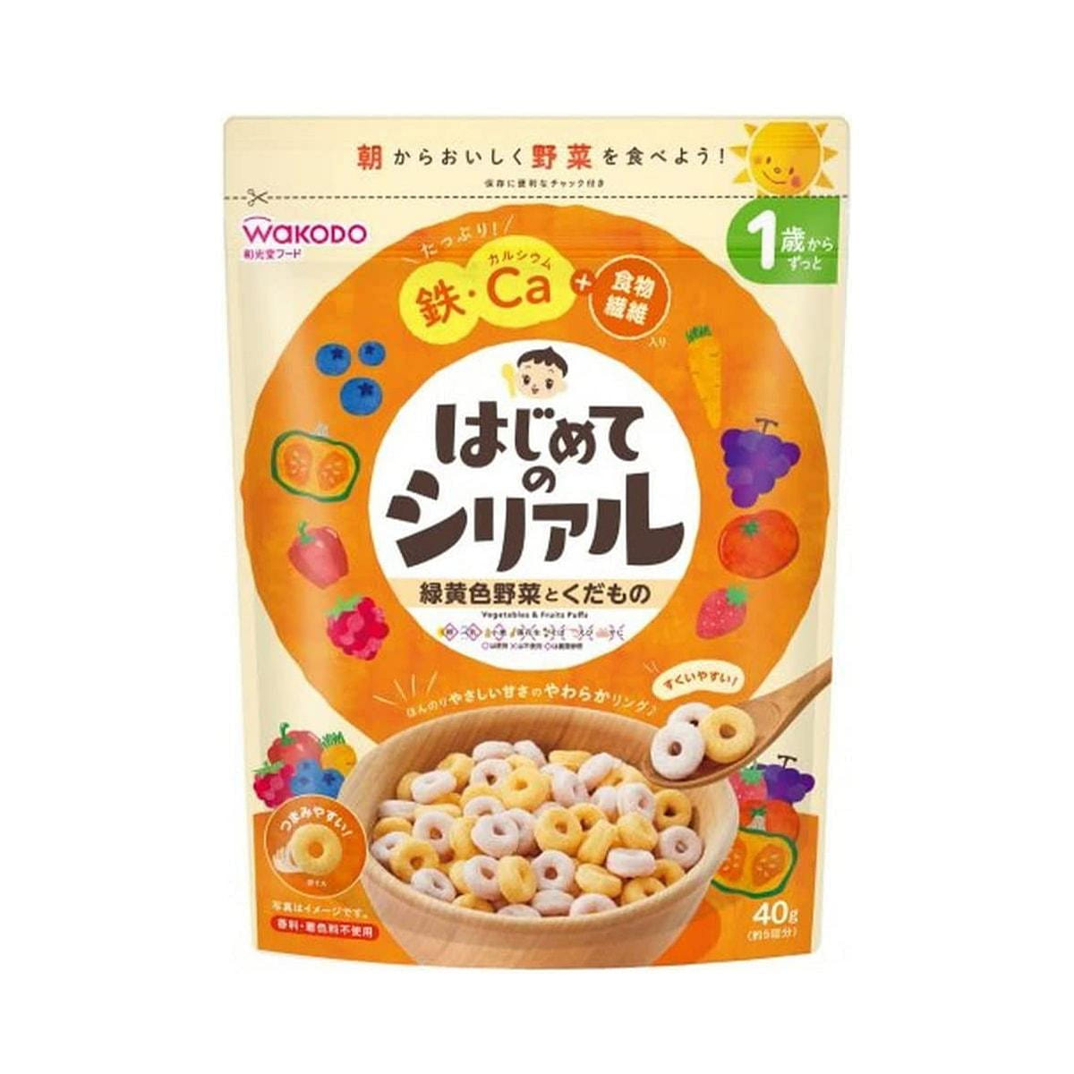 Wakodo Cereal Green Vegetables and Fruits 40g 1 each