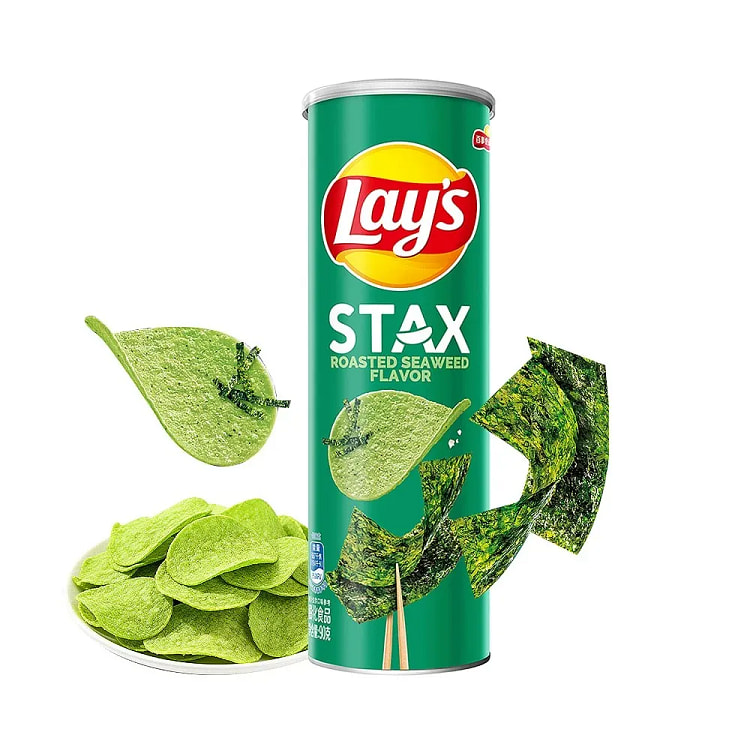 Lays Stax Crisps Roasted Seaweed Flavor 1pc 90 g