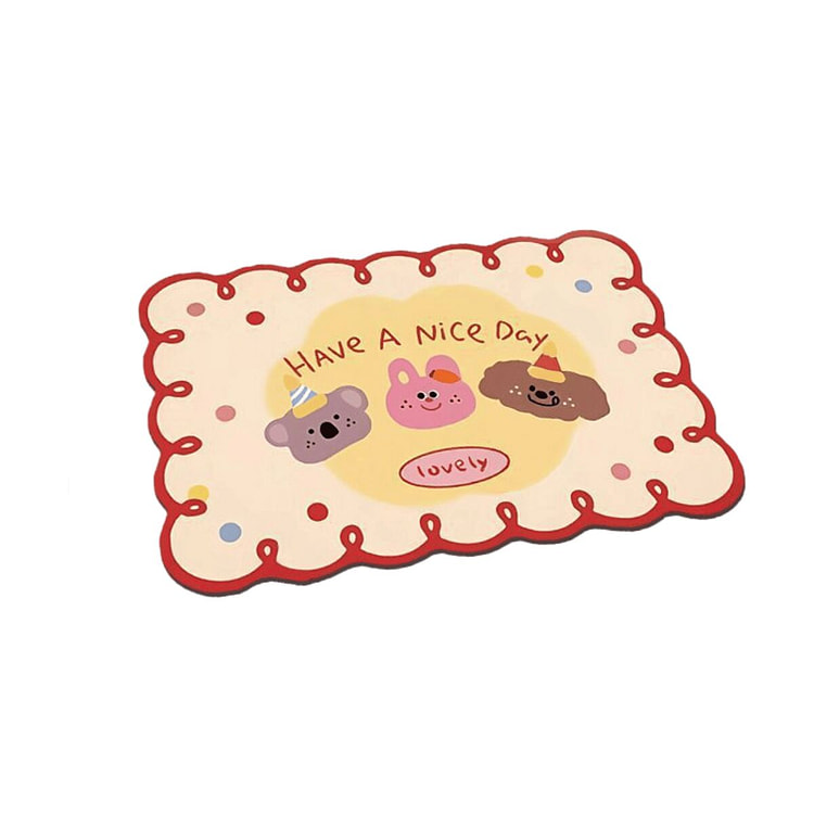 Cartoon Kitchen Draining Mat 40*50CM - Animals 1 count