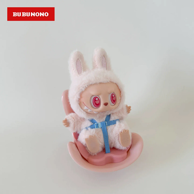 labubu安全座椅中控台出风口藕粉色（不含娃）