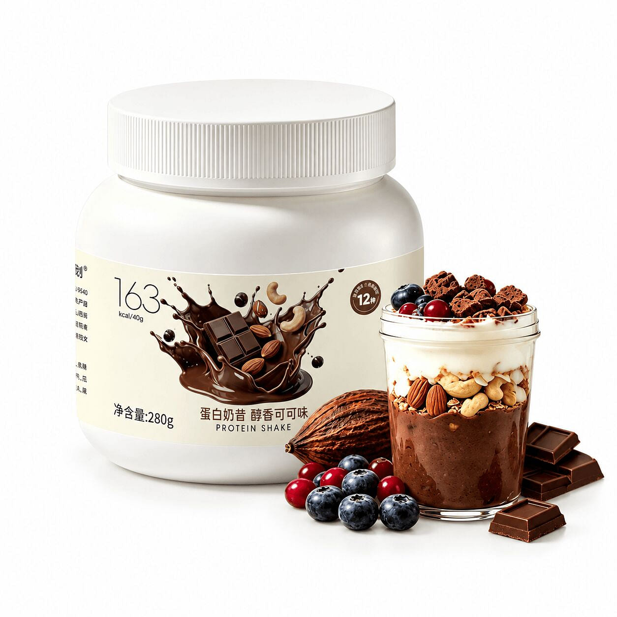 Protein Shake Cocoa 280g 1 each