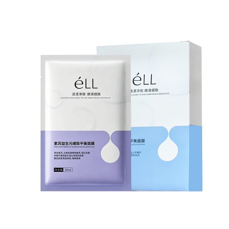 ELL Perilla Prebiotic Balancing FacialMask10-Sheet 1 box